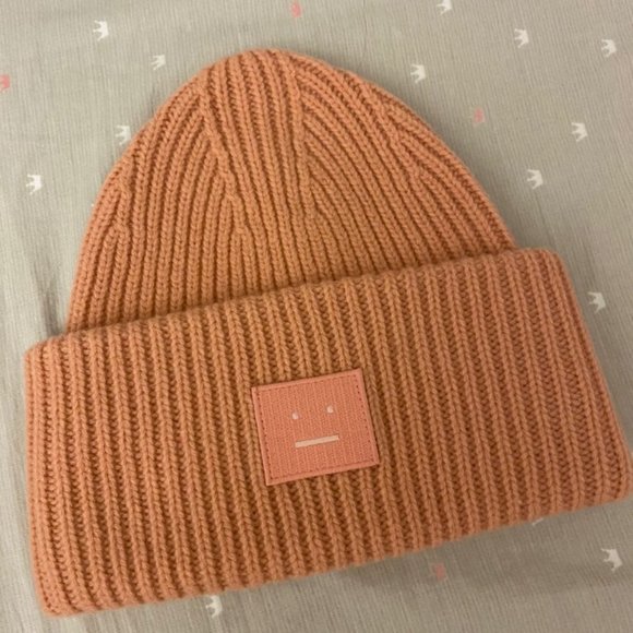 acne studios pink hat